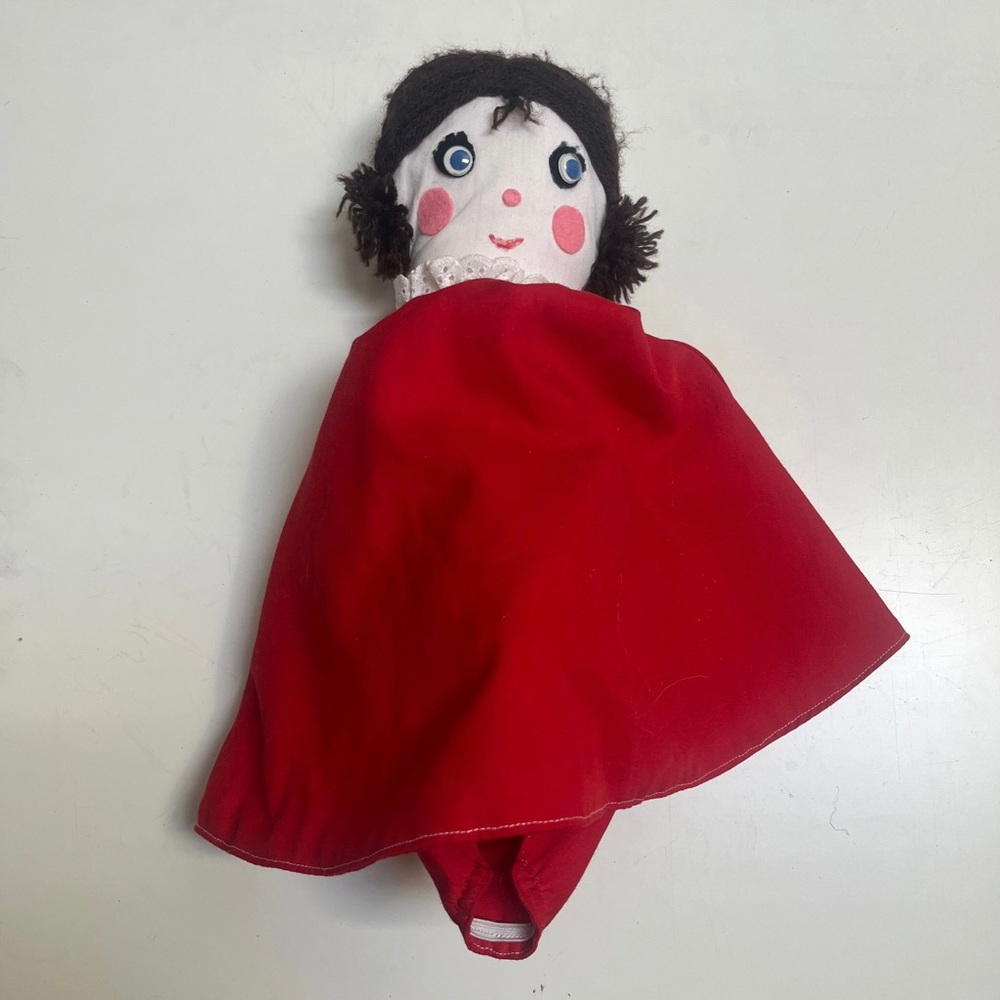 Vintage Topsy Turvy Little Red Riding Hood Flip Doll - Grandma & Wolf